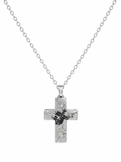 Pendente Cianfrone Gioielli Uomo in Oro Diamante Black 0.08 Ct PEOR-8-198 - PEOR-8-198